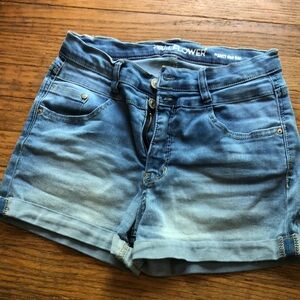 Blue Women's Denim Shorts Wallflower